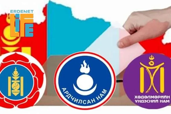 Манай улс 37 улс төрийн намтай