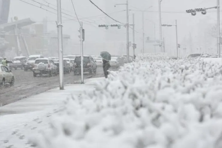 Цас орж цасан шуурга шуурна